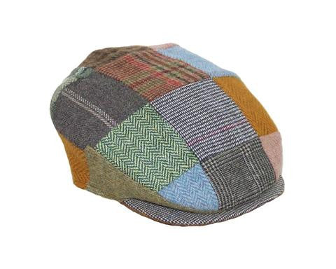 Patchwork Cap Tweed Hand Sewn Hanna Hats Irish Made