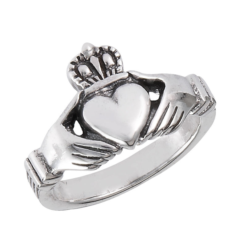 Sterling Silver Classic Claddagh Ring