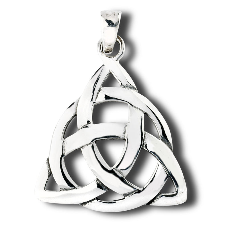 Sterling Silver Triskele Knot with Circle