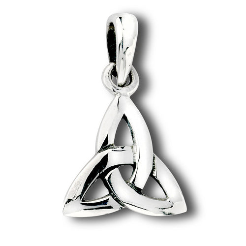 Sterling Silver Triskele Knot Pendant with Box and 18" Chain