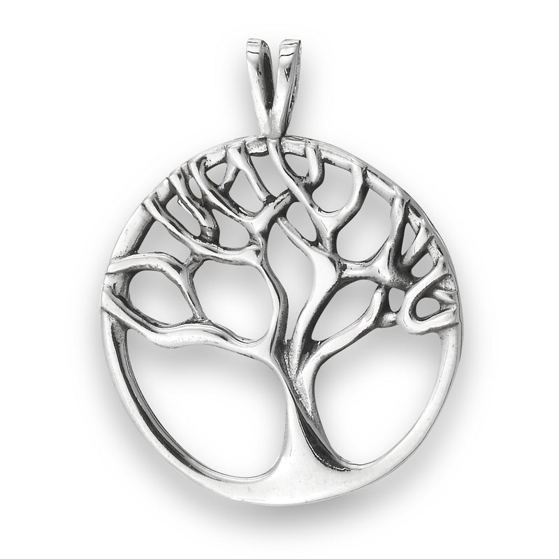 Sterling Silver Tree of Life Pendant with Box and 18" Chain