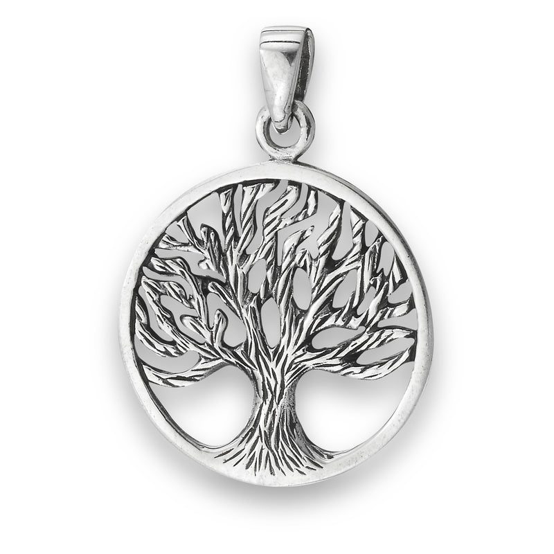 Sterling Silver Tree of Life Pendant with Box and 18" Chain