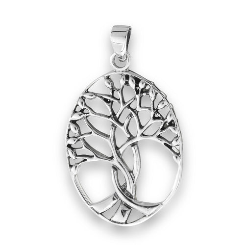 Sterling Silver Tree of Life Pendant with Box and 18" Chain