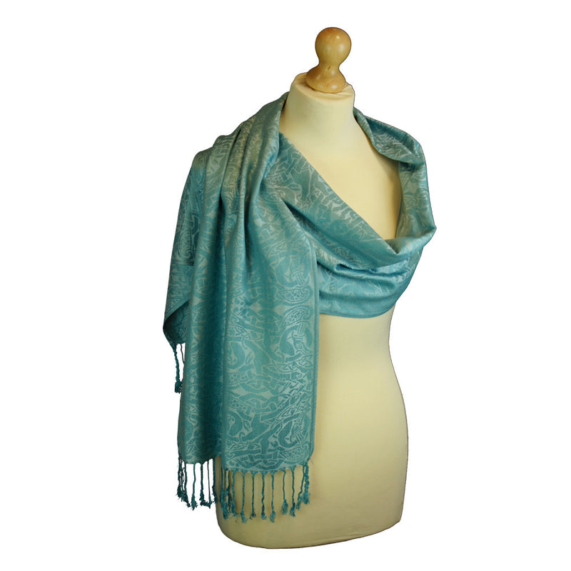 Innishtrahull, Celtic Woven Pashmina Scarf