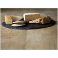 Slate Round Cheese Board And Knife Set