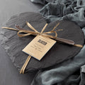 Slate Heart Cheese Board And Knife Set